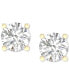 ფოტო #5 პროდუქტის Diamond Solitaire Stud Earrings (5/8 ct. t.w.) in 14k Gold