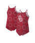 ფოტო #1 პროდუქტის Women's x Wrangler Crimson Distressed Oklahoma Sooners Bandana Tank Top