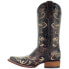 Corral Boots L5079 Embroidery Square Toe Cowboy Womens Brown Casual Boots L5079 6.5 - фото #4