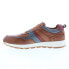 Фото #5 товара English Laundry Lohan EL2623L Mens Brown Leather Lifestyle Sneakers Shoes