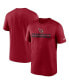 Фото #1 товара Men's Cardinal Arizona Cardinals Legend Microtype Performance T-shirt