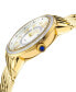 ფოტო #2 პროდუქტის Women's Marsala Swiss Quartz Gold-Tone Stainless Steel Watch 37mm