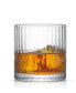 Elle Ribbed Double Old Fashioned Glass, Set of 2