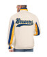Фото #2 товара Men's Cream Milwaukee Brewers Rebound Cooperstown Collection Full-Zip Track Jacket