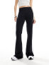 Фото #5 товара ASOS DESIGN contrast seam kick flare trouser in black