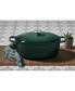 Фото #1 товара 6.75-Qt. Signature Enameled Cast Iron Oval Dutch Oven