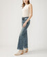 ფოტო #3 პროდუქტის Women's Suki Mid Rise Trouser Leg Jeans