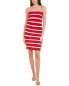 Фото #1 товара Gracia Striped Bodycon Dress Women's