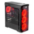LC-Power Gaming 988B - Red Typhoon - Midi Tower - PC - Black - ATX - micro ATX - Mini-ITX - Metal - Gaming