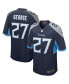 Фото #1 товара Men's Eddie George Navy Tennessee Titans Game Retired Player Jersey