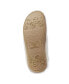 ფოტო #5 პროდუქტის Women's Memory Foam Tinsley Leather Berber Clog Comfort Slippers