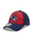 Men's Red, Navy New England Patriots Shattered 39THIRTY Flex Hat