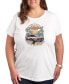 Trendy Plus Size Ford Mustang Graphic T-Shirt
