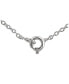 Sterling Silver Clear Cubic Zirconia Necklace