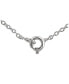 ფოტო #2 პროდუქტის Sterling Silver Clear Cubic Zirconia Necklace