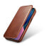 Фото #8 товара Skórzane etui iPhone 14 z klapką magnetyczne MagSafe CE Oil Wax Premium Leather brązowy