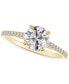 Фото #1 товара Diamond Cathedral Pavé Band Engagement Ring (5/8 ct. t.w.) in 14k White, Yellow or Rose Gold