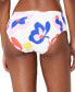 Kate Spade New York 300296 Summer Floral Smocked Bikini Bottoms Ivory XS