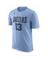 Фото #3 товара Men's Jaren Jackson Jr. Light Blue Memphis Grizzlies 2022/23 Statement Edition Name and Number T-shirt