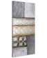Фото #4 товара Stacked 1 Textured Metallic Hand Painted Wall Art by Martin Edwards, 30" x 60" x 2"