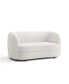 Фото #6 товара Isabella 63" Boucle Fabric Curved Loveseat