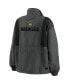 ფოტო #4 პროდუქტის Women's Charcoal Milwaukee Brewers Packable Half-Zip Jacket