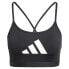 ADIDAS Aeroreact Big Logo Graphic sports bra