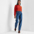 Women's Western Seamed Straight Denim Pant - Future Collective with Reese
