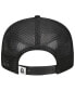 ფოტო #5 პროდუქტის Men's Black Atlanta Braves Trucker 9FIFTY Snapback Hat