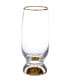Фото #1 товара Set of 6 Goblets with Stem and Rim