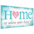 Magnettafel Home is where your Heart is