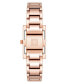 Фото #1 товара Women's Quartz Rose Gold-Tone Alloy Link Bracelet Watch, 20.5mm