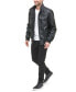 Men's Sherpa Lined Faux Leather Aviator Bomber