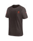 Фото #2 товара Men's Brown Cleveland Browns Sideline Coach Performance T-shirt