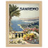 Фото #1 товара Фоторамка для постеров LegendArte Vintage Touristische Poster Sanremo - Kunstdruck, Wanddeko 50х70 см