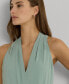 Women's Belted Halter Dress