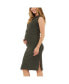 Maternity Layered Knit Nursing Dress