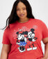Фото #3 товара Trendy Plus Size Mickey And Minnie Graphic T-Shirt
