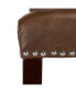 Фото #3 товара Oston Faux Leather Bar Stool (Set Of 2)