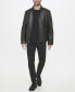 Фото #1 товара Men's Faux-Leather Motto Jacket