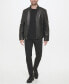 ფოტო #1 პროდუქტის Men's Faux-Leather Motto Jacket