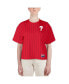 ფოტო #3 პროდუქტის Women's Red Philadelphia Phillies Boxy Pinstripe T-Shirt
