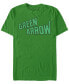 Фото #1 товара DC Men's Green Arrow Classic Text Logo Short Sleeve T-Shirt