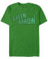 DC Men's Green Arrow Classic Text Logo Short Sleeve T-Shirt Large - фото #1