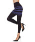 Women's Pija Capri Skirted Leggings Black-Blue, M/L - фото #1