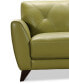 Фото #15 товара Myia 82" Tufted Back Leather Sofa, Created for Macy's