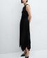 Women's Asymmetrical Pleated Dress