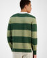 ფოტო #2 პროდუქტის Men's Stripe Polo Sweater, Created for Macy's