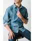 Фото #7 товара Men's Chambray Button Down Shirt