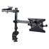 Фото #2 товара StarTech.com Monitor Arm with VESA Laptop Tray - For a Laptop (4.5kg/9.9lb) and a Single Display up to 32" (8kg/17.6lb) - Black - Vented Tray - Adjustable Laptop Arm Mount - C-clamp/Grommet Mount - Clamp - 16 kg - 33 cm (13") - 86.4 cm (34") - 100 x 100 mm - Black